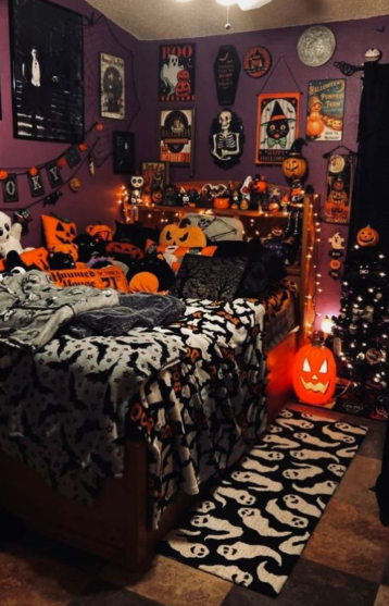 Spooky and Fun Halloween Bedroom Decor Ideas