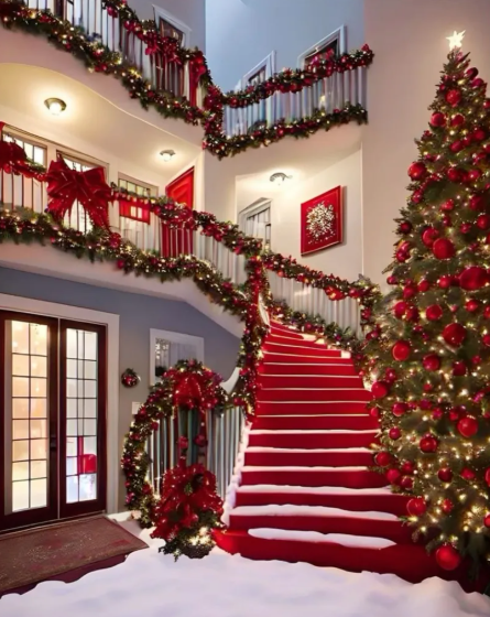 10 Creative Ways to Decorate Your Staircase for Christmas
