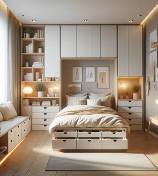 Maximizing Style and Function in a Small Bedroom