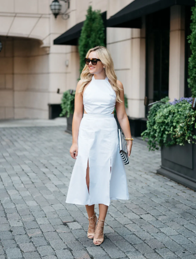 The Best Shoe Styles to Pair with a White Dress